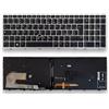 UP PARTS Ricambio Tastiera per Hp, Tastiera compatibile con HP 15u G5, 15u G6 e EliteBook 755 G5, 850 G5, 850 G6, Layout italiano - Con retroilluminazione - Con frame - Azienda italiana