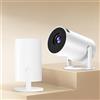 WITFAMILY HY300 PRO Mini videoproiettore, supporto 4K 1080P, con Android 11, WiFi 6, Bluetooth 5.0, supporta Airplay & Miracast, proiettore portatile domestico e esterno, proiettore con trape