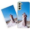 Sunrive Personalizzate Cover compatibile con Samsung Galaxy S21 FE 5G personalizzabile con Foto Testi Frase Logo Disegni e Grafiche Personalizzata, assorbimento degli urti morbido TPU trasparente