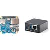 WayPonDEV NanoPi Neo3 Plus Mini Router Single Board Computer, RK3528A Quad-Core, 2GB DDR4 RAM, Porte Ethernet Gbps, USB 3.0, Supporto FriendlyWrt/Ubuntu/Debian, Ideale per NAS/Gateway IoT (Kit Standard, 1GB RAM