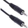REY Cavo jack maschio da 3,5 mm, audio stereo, connettori in nichel, 3 metri
