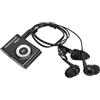 Bewinner Player MP3 da 8 GB per Nuoto e Corsa, IPX8 Waterproof Underwater Music Player, Clip Multifunzionale MP3 con Cuffia (BLACK)
