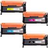 Jhaan CLT-407 CLT-409S - Toner multipack per Samsung CLP-320 CLT-407S per Samsung CLP-321N CLP-325W CLP-326 CLX-3180 CLX-3185 CLX-3186(1 nero, 1 ciano, 1 magenta, 1 giallo)
