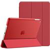 JETech Custodia per iPad Air 1a Edizione (Non per Air 2), Cover con Funzione di Supporto, Auto Svegliati/Sonno (Rosso)
