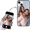 Yoedge Cover Personalizzata per Apple iPhone 15 Plus 6,7 Personalizzato con Foto Immagine Testi Disegni Custodia Personalizzabile Regalo Album Personalizzabili Nero Case per iPhone 15 Plus