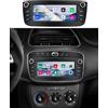 ANKEWAY Autoradio Android per Fiat Punto Evo/Linea 2012-2015, 6,86″ Touchscreen 2GB+64GB, CarPlay e Android Auto Wireless, GPS WiFi Bluetooth FM RDS, CANBUS, Comandi al Volante, Retrocamera Inclusa