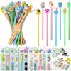 yuechen Set 60 Matite Segnalibri 30 Matite Gadget Compleanno Bambini e 30 Segnalibri