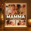 ANVILA Regalo Festa della Mamma Personalizzato con Foto e Dedica Lampada