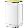 ARLIME - Lavatrice portatile, mini lavatrice 2 in 1 e asciugatrice girevole da 3,6 kg con pompa di scarico e tubo lungo per condominio, appartamenti, camere da letto, roulotte (giallo)