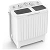 ARLIME Lavatrice portatile, doppia vasca compatta con scarico a gravità integrato, capacità 9,1 kg, lavaggio 5,4 kg e centrifuga 3,6 kg, combinazione di lavatrice e centrifuga per casa, appartamenti