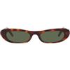 Yves Saint Laurent SAINT LAURENT SL 557 Ombra Occhiali, Havana-Havana-Green, 53 Donna, Havana-havana-verde, 70