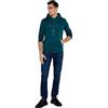 GUESS Uomo Felpa con Cappuccio M5RQ36KCN01 Cotone Verde M