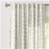 Lush Decor Doreen - Coppia di tende da finestra con motivo floreale, 132 x 213 cm, colore: grigio