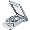 FMprofessional FM Professional 22290 tazza uova sode in acciaio inox, taglio uovo affettato, tagliuuova, gadget cucina, gadget cucina pratico, acciaio inossidabile, 13 x 8,4 x 2 cm