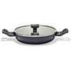 Moneta Nova Tegame con Coperchio, Alluminio, Nero, 28 cm