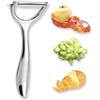 IPEA Pelapatate Professionale in Metallo - 17 cm - [SOLIDO E LEGGERO] - Pelaverdure per Verdure, Patate, Carote, Zucchine, Frutta - Lama Affilata - Pela Buccia di Mele e Pere - Sbucciatore