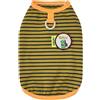 Izefia Magliette per Cani Abbigliamento Motivo a Righe Traspirante Elegante Fresco Canottiera Estiva In Cotone Gilet T-Shirt per Cani Piccoli Cuccioli Gatti
