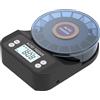 GAMWATER 60 ml mangiatoia automatica per pesci d'acquario, distributore automatico di cibo con timer, mangiatoia ricaricabile con timer, con cavo USB, display LCD