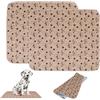 Generico 2 Pezzi Traversine Lavabili Per Cani, 60x40cm Tappetino Per Cuccioli Con Feromoni, Riutilizzabili Assorbenti Rapidi Tappetini Igienici, Anti-Perdita E Antiscivolo, Per Casa Viaggio Recinto