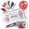 aeioubaby.com 10 Astucci da Colorare | 10 Bustine singole con 5 Colori a Cera e un Palloncino | Regalo per bambini per le feste e i compleanni (Eroi)