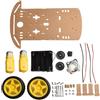 Cloudpower Smart Robot Car Chassis Kit Rc 2WD Auto Telaio Kit Con Motori Per Encoder Velocità Per Arduino Progetti Scienza E FAI DA TE Learning