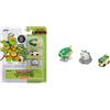 Jada Teenage Mutant Ninja Turtles - Set di 3 auto pressofuse, 4,2 cm, giocattoli per bambini e adulti