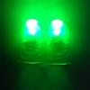 Rebetomo 1 paio di pollici luminosi (brevi) trucchi magici d'Lite illuminazione pollici led lampeggiante punta delle dita accessori magia giocattoli magici puntelli puntelli (verde)
