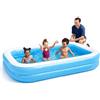 Bestway 54006-2 Piscina rettangolare blu per bambini da 262 cm