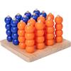 Fmzrbnih Gioco Di - Puzzle 3D Portatile Con Tavola Di Legno, Giocattolo Educativo Rompicapo, Set Di Intrattenimento Per Famiglie Strategico Portatile | Attività Notturna Per Feste Di Compleanno, F