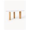 Westwing Collection Tavolo da pranzo in marmo dalla forma organica Naruto, varie misure -