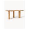 Westwing Collection Tavolo in legno di quercia dalla forma organica Naruto, varie misure - Beige