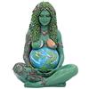 Nemesis Now Piccola Statua eterea Madre Terra Gaia Art Statuina Dipinta, Verde, 17,5 cm