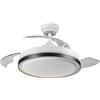 OSRAM Ventilatore da soffitto 1070mm retrattile, 66W LED 3CCT, motore DC 6 velocità, timer con telecomando, 6460 m³/h