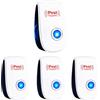 Velzora Ultrasonic Pest Repeller Plug-in 4 Pack - Repeller ultrasonico per ratti e topi, anti zanzare e mosche, repellente per insetti per la casa, dispositivo ad ultrasuoni silenzioso, senza sostanze