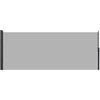 Outsunny Tenda Laterale Retrattile con Maniglia 400x180 cm Grigio Chiaro | Frangivista Balcone, in Metallo, Alluminio e Poliestere, 180 g/m², UV30+, per Balcone Giardino ed Esterno