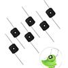 Pluzmecalm 6Pcs String Trimmer Testa Elettrico Weed Eater Testa di Ricambio Lame Della Stringa per Cordless Weed Wacker