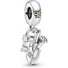 Generic Ciondolo a forma di annaffiatoio e cazzuola, in argento Sterling 925, compatibile con ciondoli Pandora e molti altri braccialetti con ciondoli del Regno Unito.