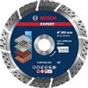Bosch Professional 1x Dischi diamantati Expert MultiMaterial (per Calcestruzzo, Ø 180 mm, accessorio Smerigliatrice angolare grande)
