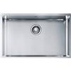 Franke Lavello Cucina 1 Vasca da Incasso Sottotop Filotop Larghezza 72,5 Cm Materiale Acciaio Inox Satinato Serie Franke Box BXX 210/110 - 127.0369.284