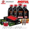 MOTUL / HIFLO / NGK Tagliando YAMAHA TDM 900 2006 2007 2008 Olio Motul 7100 + Filtri Candele TDM900
