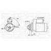 MAGNETI MARELLI Motorino d'avviamento 063280045010 | Compatibile con: ALFA ROMEO MITO, FIAT 500, 500 C, DOBLO Großraumlimousine, DOBLO Kasten/Großraumlimousine