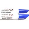 SD COLORS 12 ml Vernice Ritocco con Pennello e Vernice Trasparente - Speedy Blue (ZWG) - Compatibile con Suzuki - Riparazione di Graffi, Scheggiature e Verniciatura
