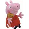 Ty Beanie Babies - Floppy, Collezione Peppa Pig, Peppa Pig, Morbido Peluche da Collezionare, Idea Regalo per Grandi e Piccini - 20 cm - T46128