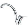 Ambrosiana SEI14060000 Rubinetto Miscelatore Lavello con Canna Alta, Cromo