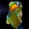 Opal Empire Etiope Nero opal gemstone 8 KT 19x17 MM, opal rough , Naturale Fuoco opal raw