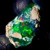 OPAL EMPIRE Opale Fiamma Grezzo, Opale Etiope Naturale, Opale Nero Naturale 8 Ct 17x12 Mm