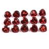5x5 MM Naturale Mozambico Granato Forma Cuore Loose 5 PC Gemma Sfaccettato Lotto