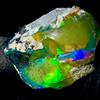 OPAL EMPIRE Fuoco opal gemstone, Natural rough , Etiope black Crudo 10.5Ct 18x13 MM