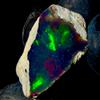 OPAL EMPIRE Opale Nero Grezzo Ethiopian Fire Opal Naturale 10,5Ct 22x12 mm