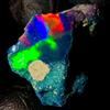 OPAL EMPIRE Opale Naturale, Opale Nero Grezzo, Opale Di Fuoco Etiope Grezzo, 10.5Ct 17x14mm